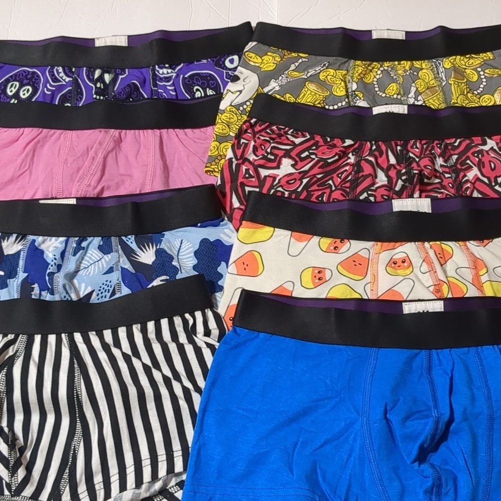 Me Undies 8 pairs Pattern trunk briefs Underwear Men's size Small
